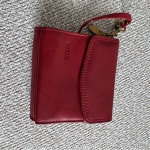 Fossil Cleo Multifunction Small Leather Wallet Brown